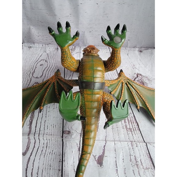 Mega Bloks Dragons Krystal Wars Green Orange Dragon Figure Includes Crystal - Picture 5 of 7